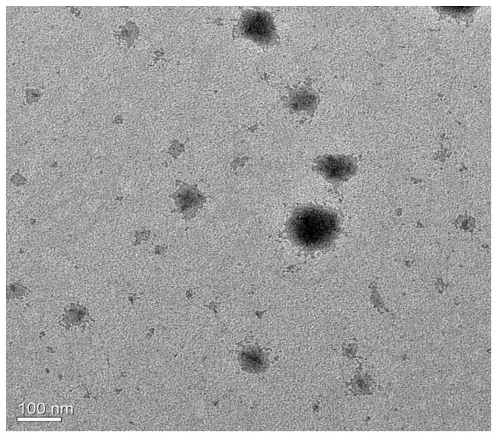 A kind of nano material containing gadolinium polytungstate and its preparation method