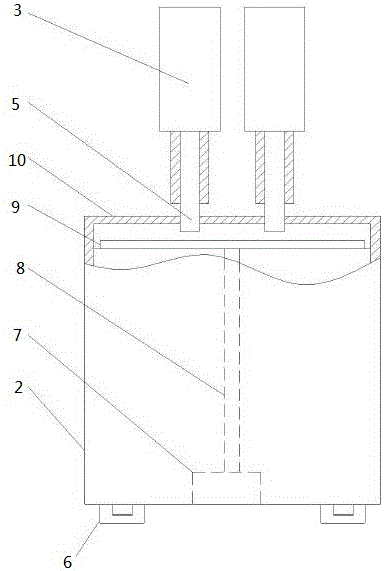 Grinding machine used for machining automobile die