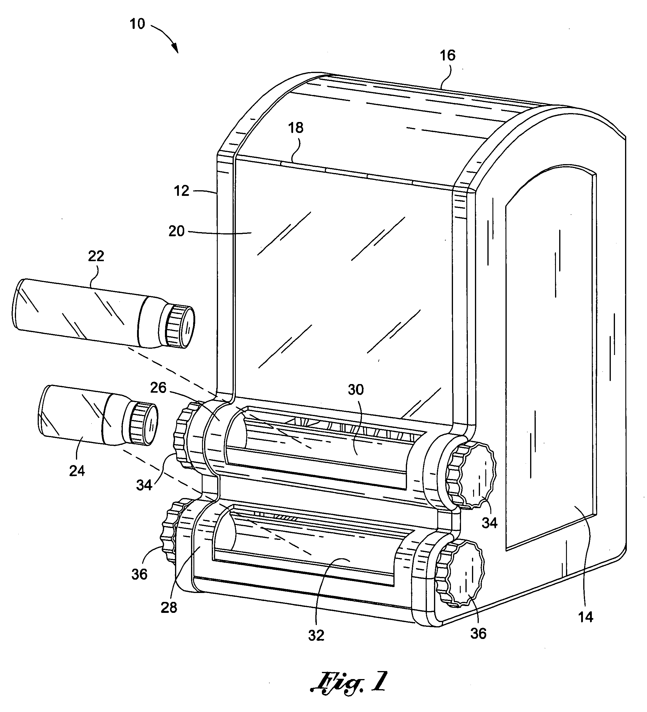 Compact countertop cooler