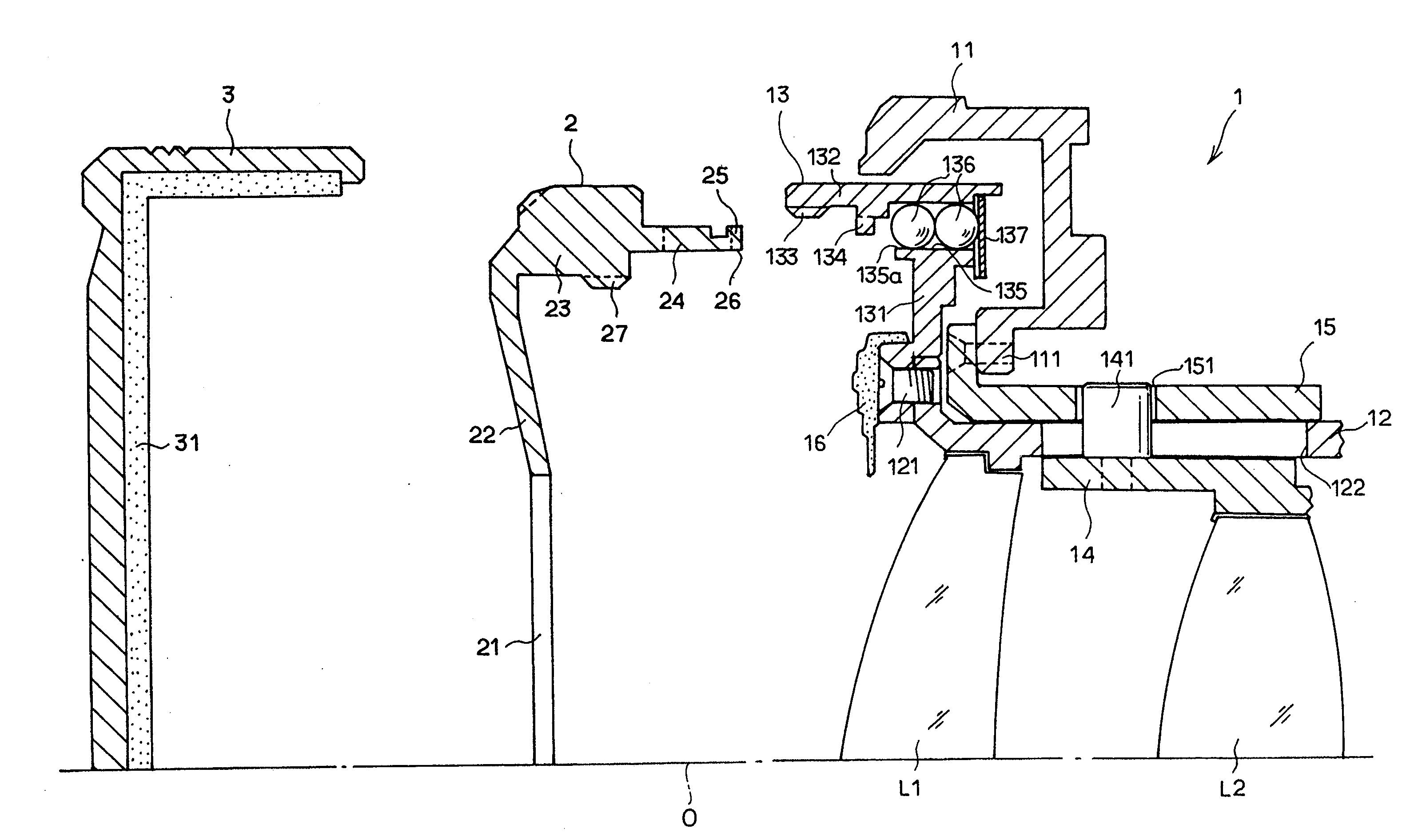 Lens accessory mounting device