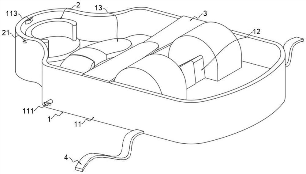 Inflatable mattress for premature infant body position management