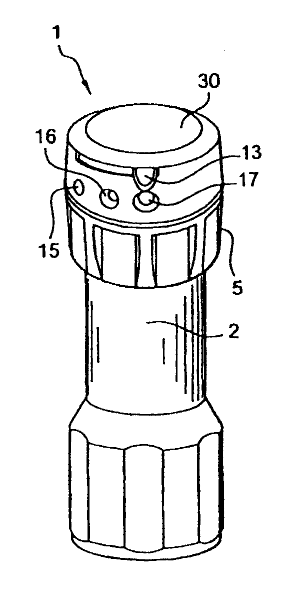 Adjustable grinder and a stator for the adjustable grinder
