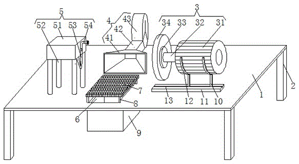 Grinding device for hardware