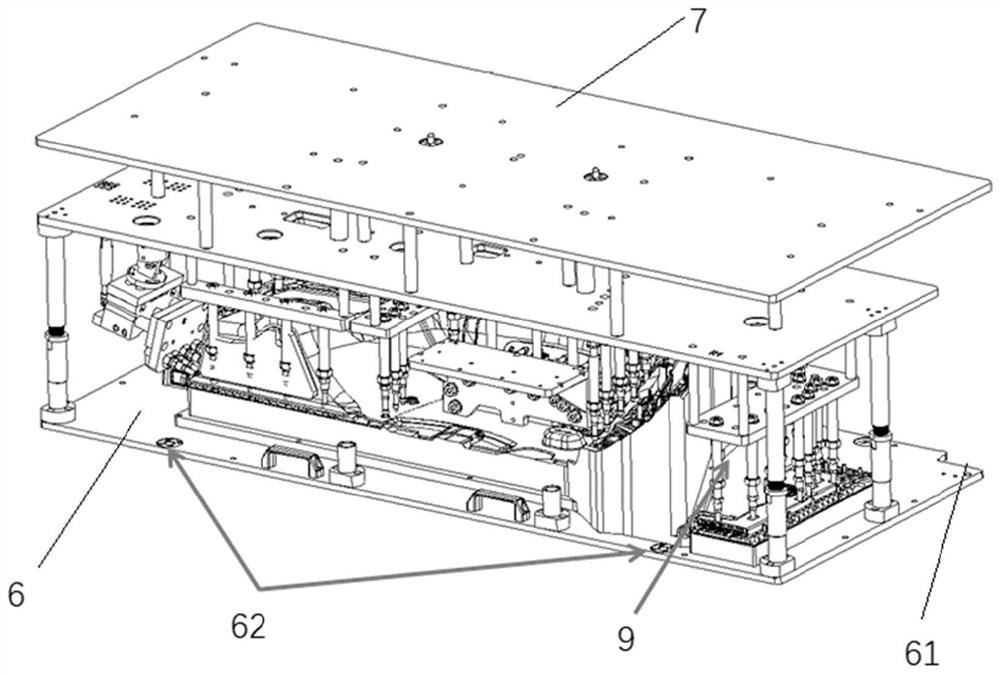 Replaceable tire mold structure