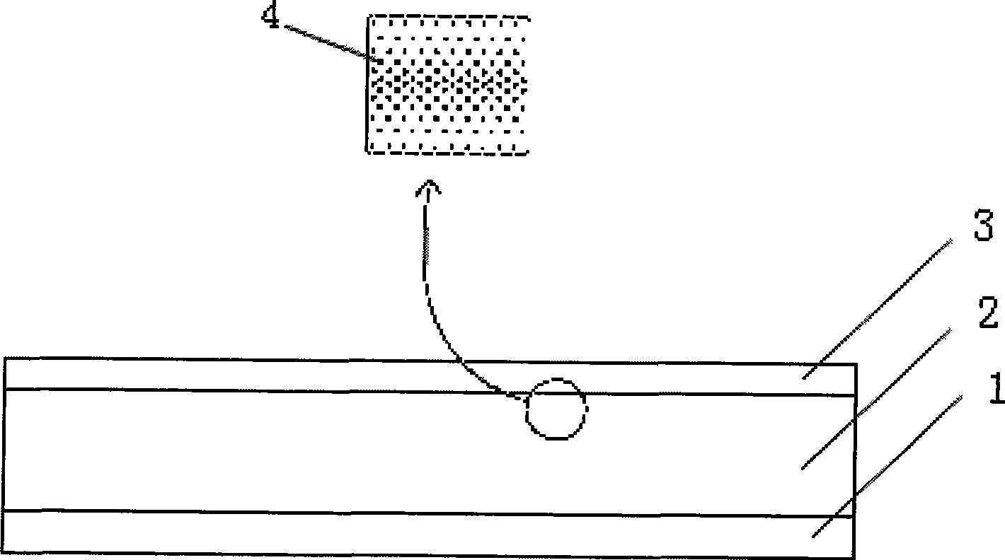 Light conducting plate carved by laser impulse and method for producing the same