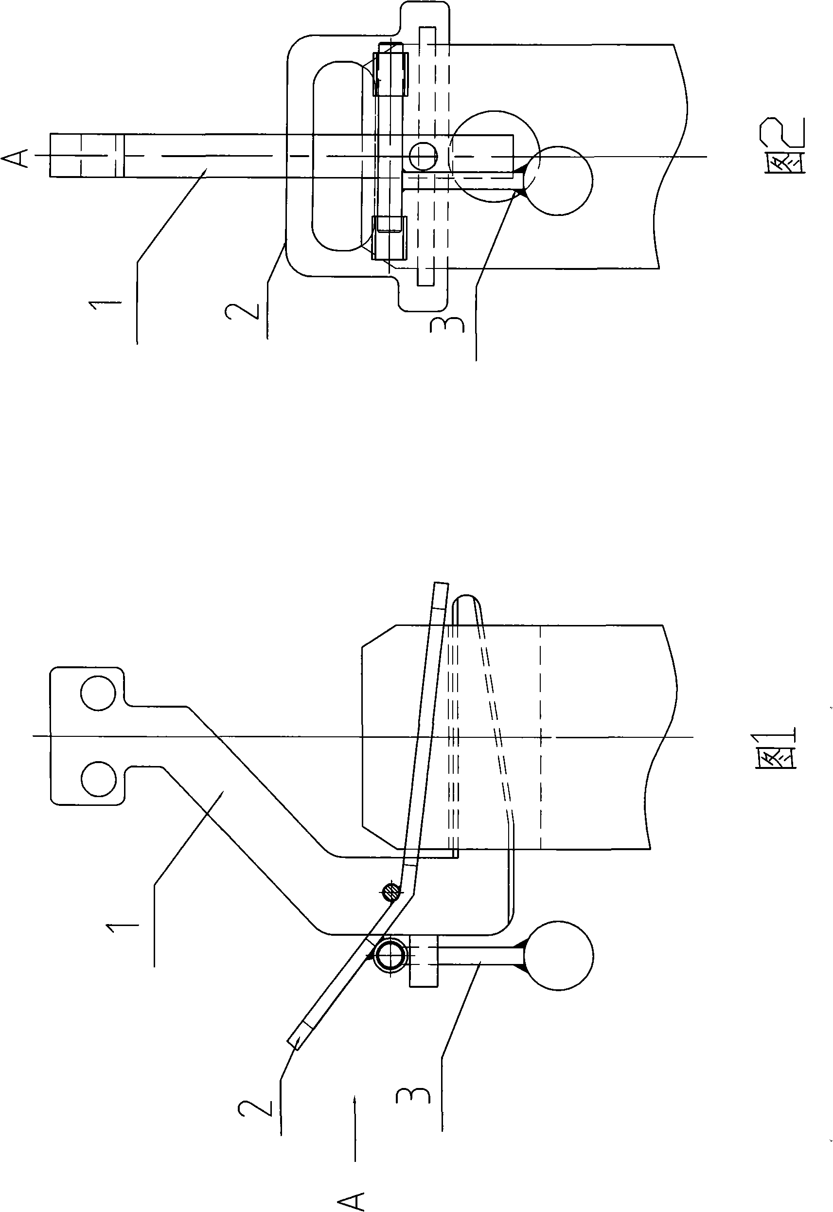 Connecting apparatus for catenary and aluminum guide stem