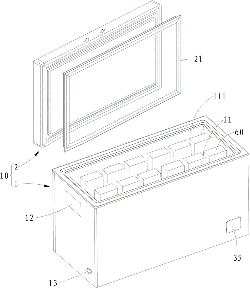 Storage battery storage cabinet and constant-temperature storage battery device