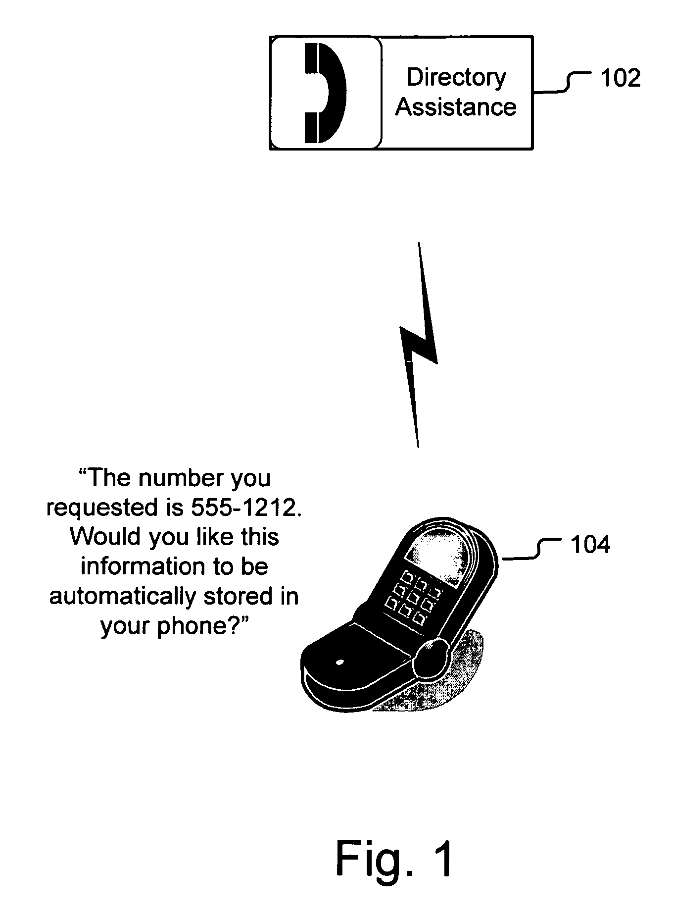 Automatic storage of contact information on a cellular phone