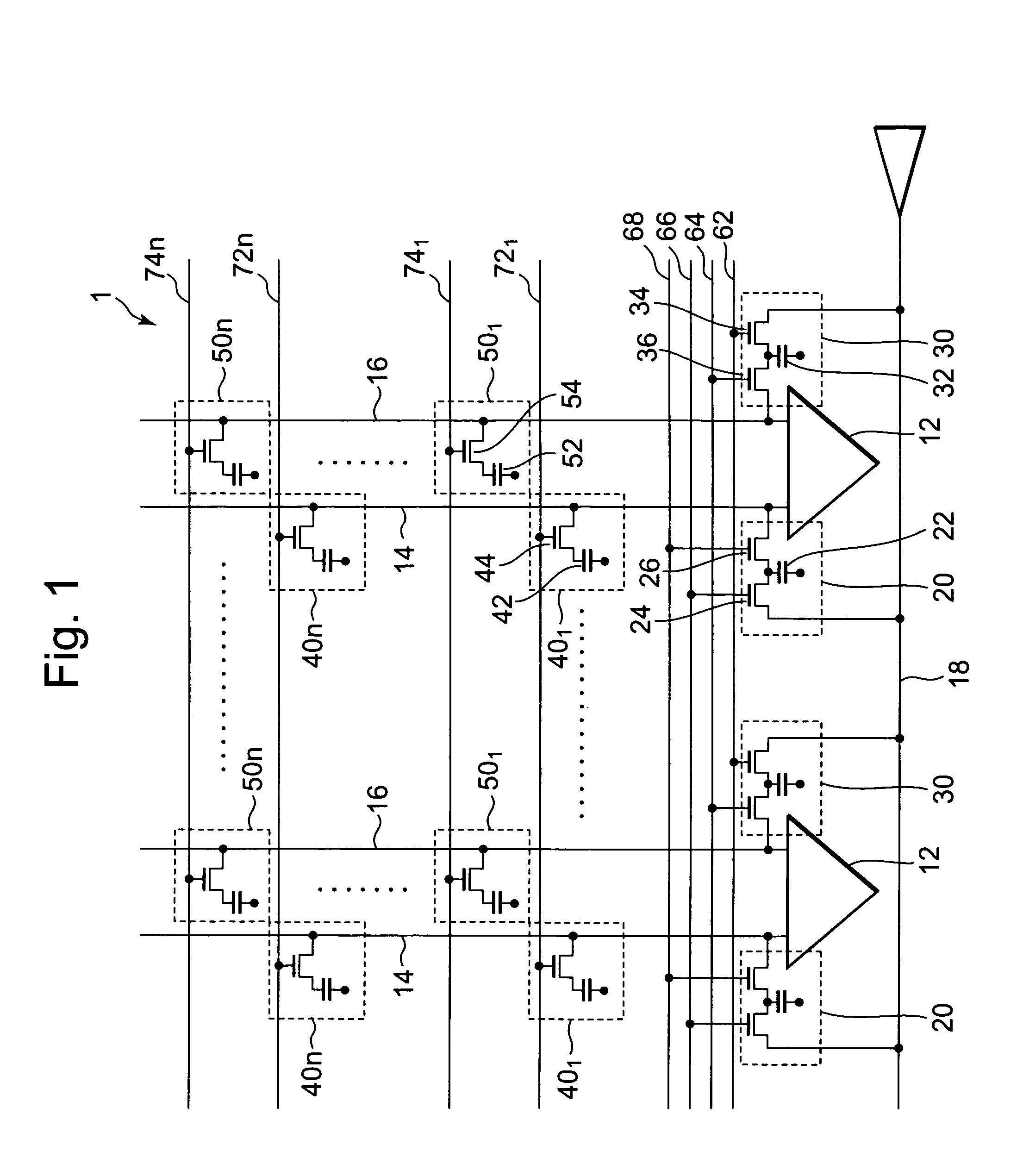 Semiconductor memory device having memory cell and reference cell connected to same sense amplifier and method of reading data thereof