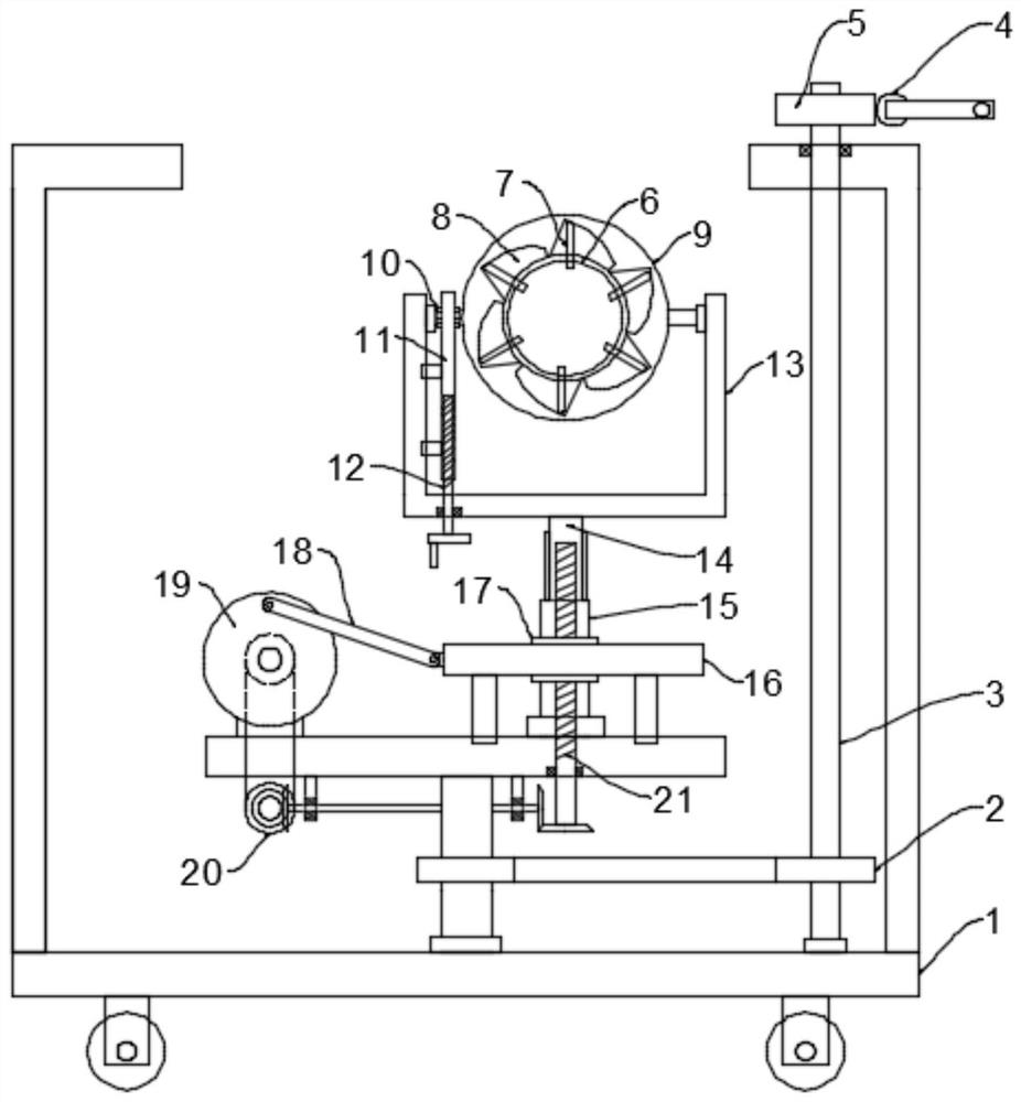 Water spraying pipe mounting device for fire protection