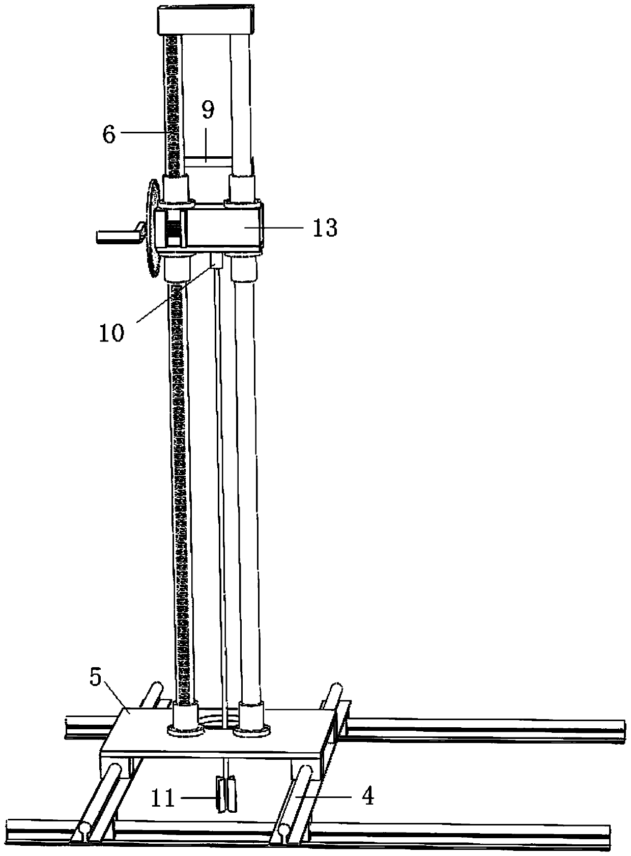 A box-type sampling shear strength test device
