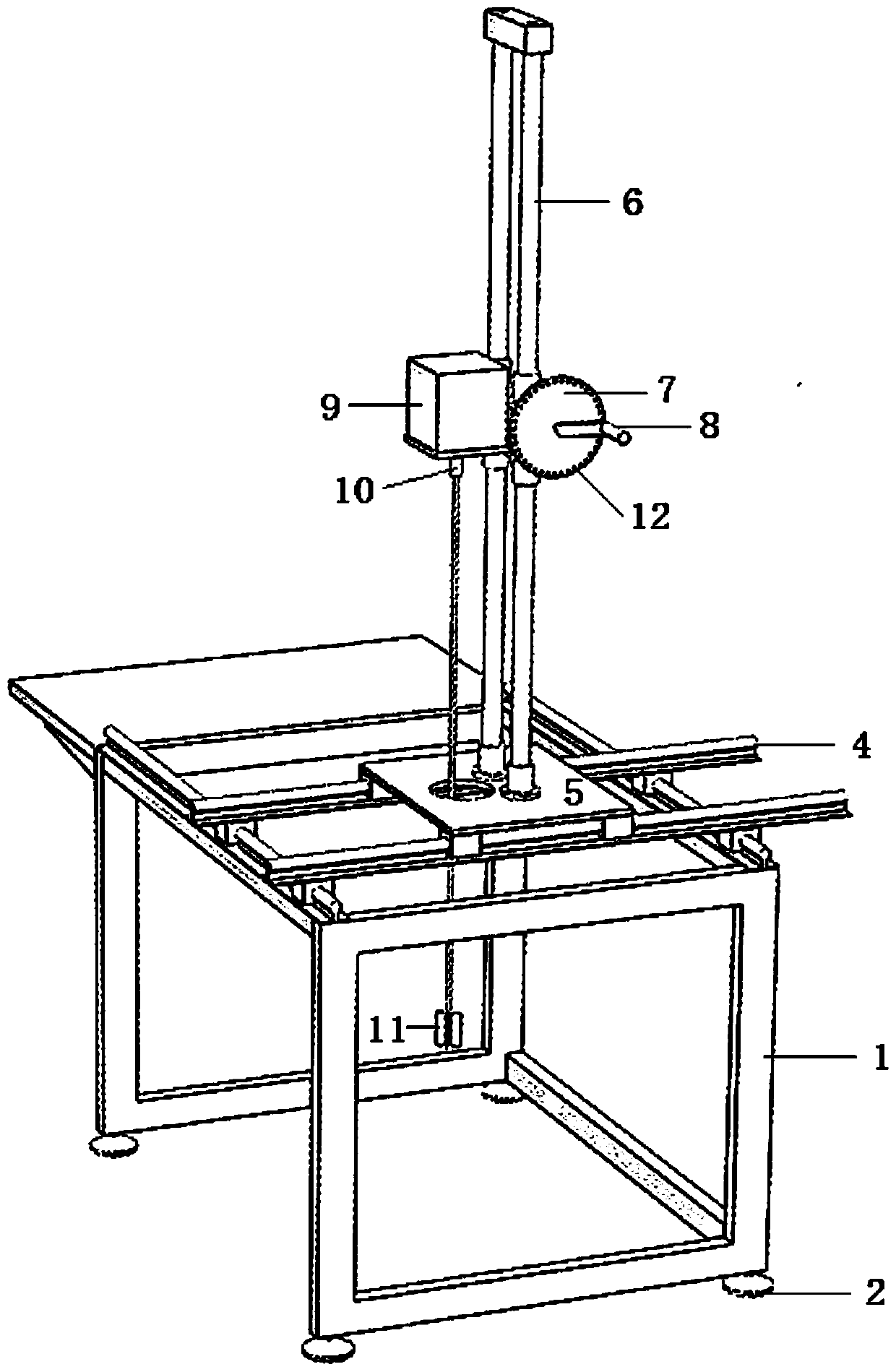 A box-type sampling shear strength test device