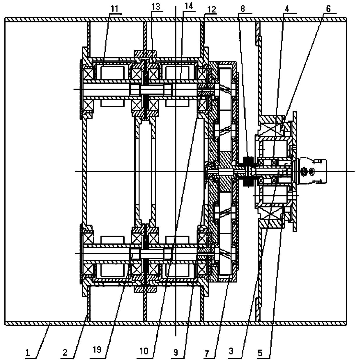 Steel wheel pressure circulation lubricating system of vibratory roller