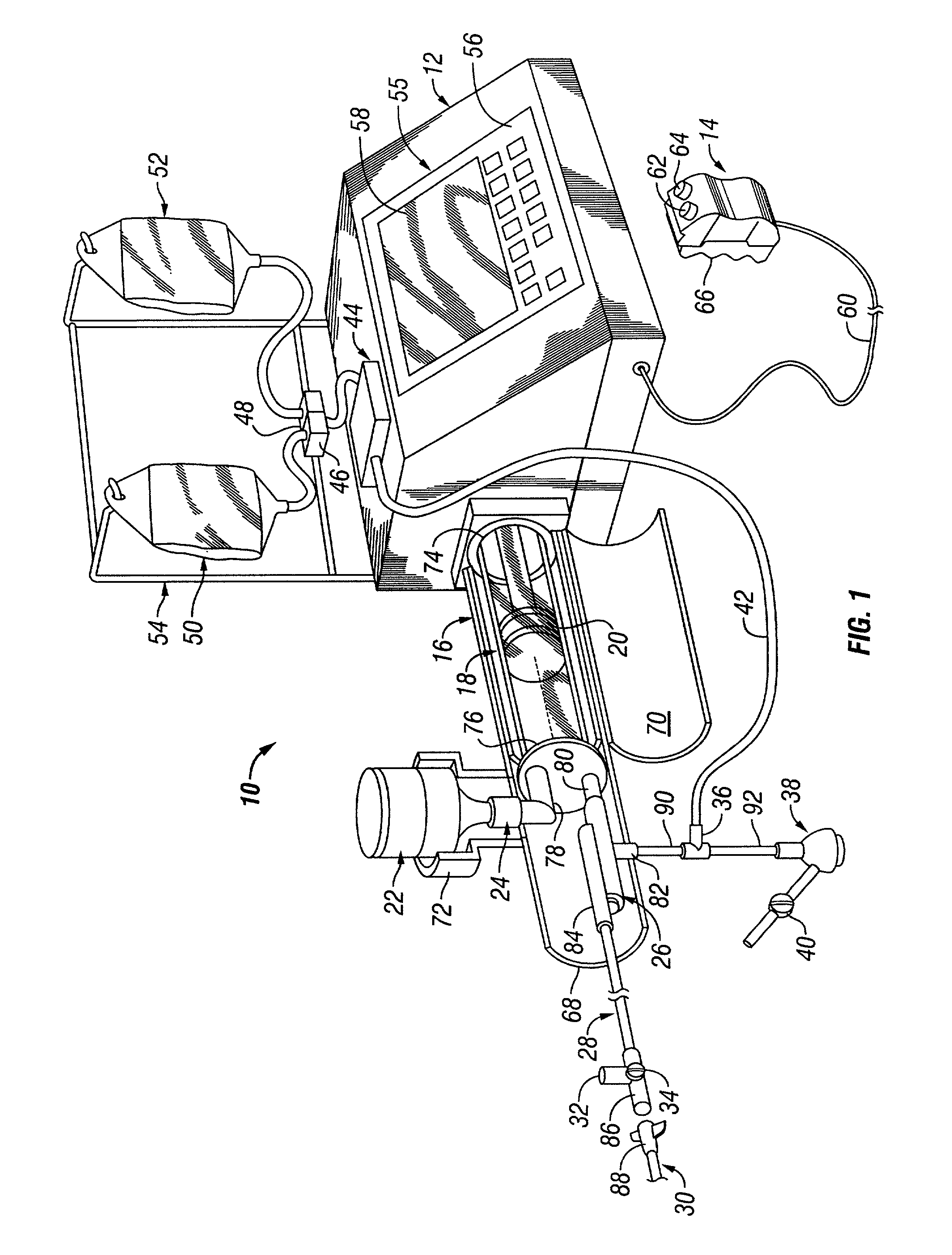 Angiographic injector system and method of use