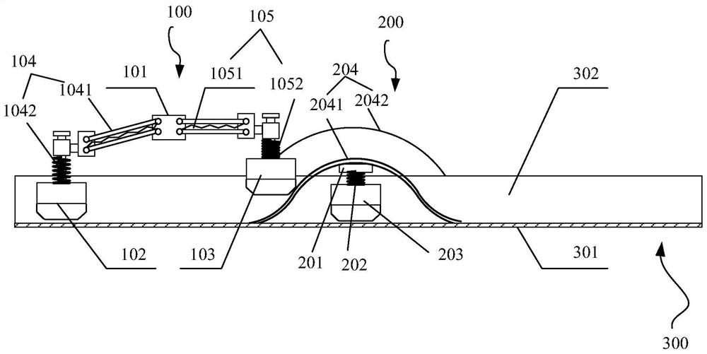 Current collector for trolley conductor, construction hoist and power supply system