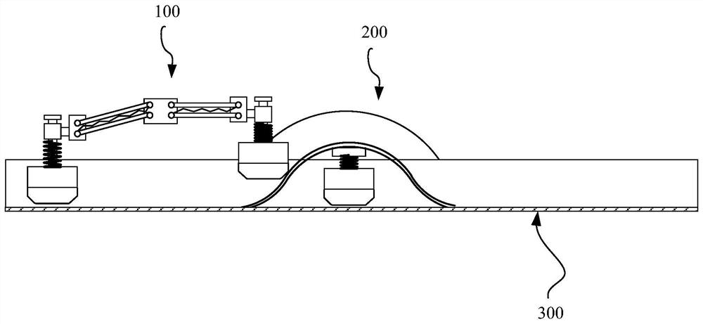 Current collector for trolley conductor, construction hoist and power supply system