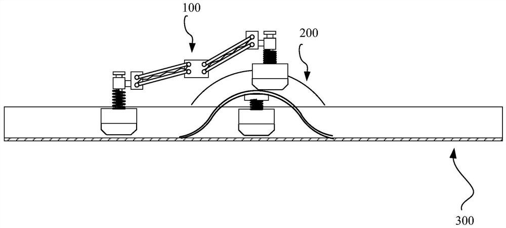 Current collector for trolley conductor, construction hoist and power supply system