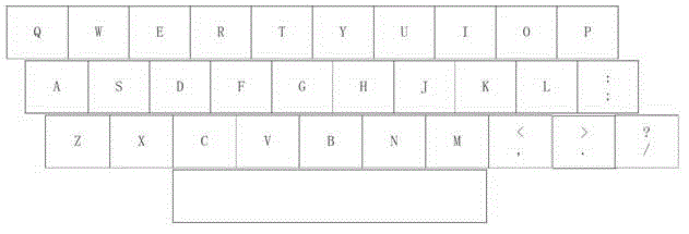 Projection keyboard and character code determining method of projection keyboard
