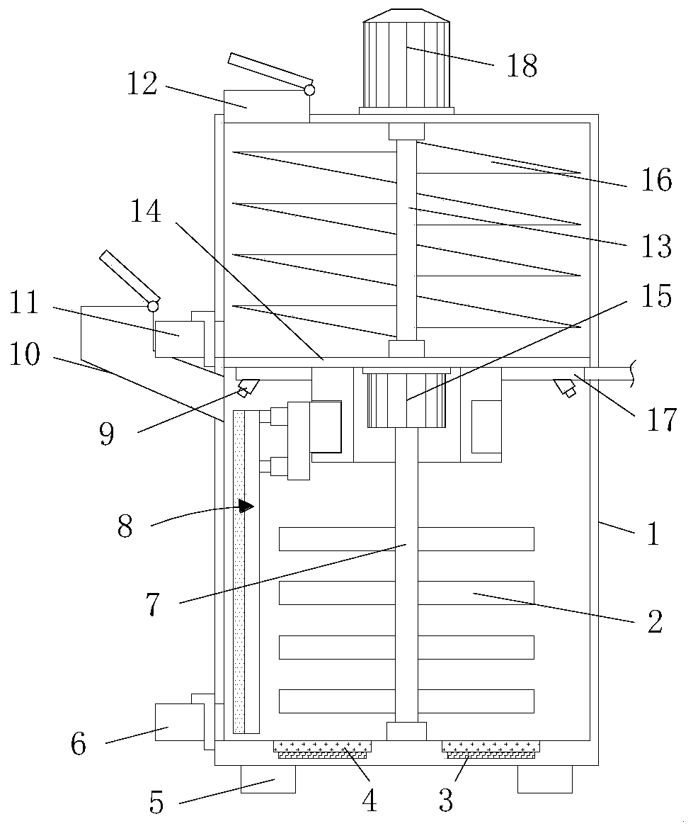 Drug intermediate reaction device and using method thereof