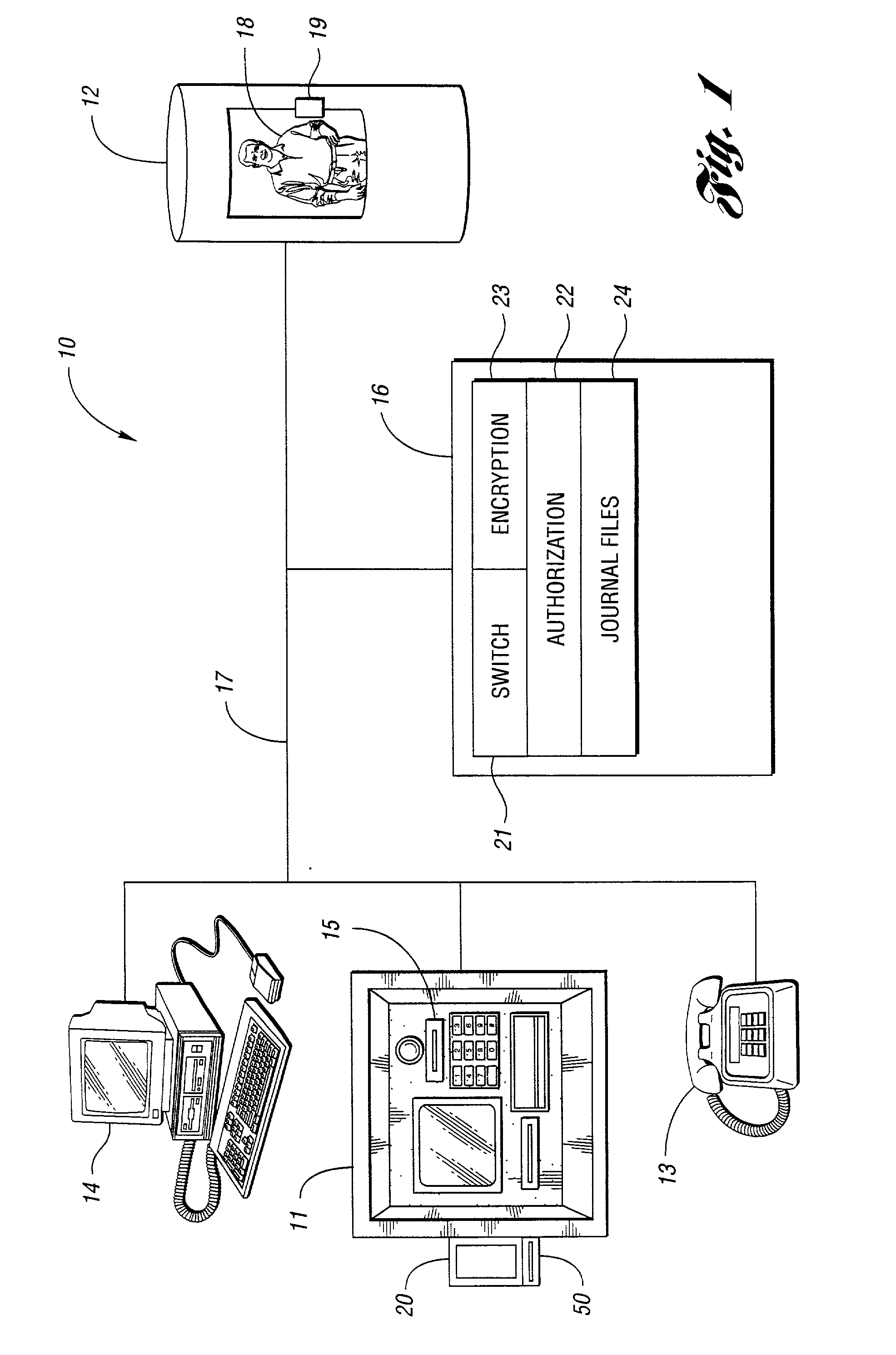 Method and system for electronic transfer of funds implementing an automated teller machine in conjunction with a manned kiosk