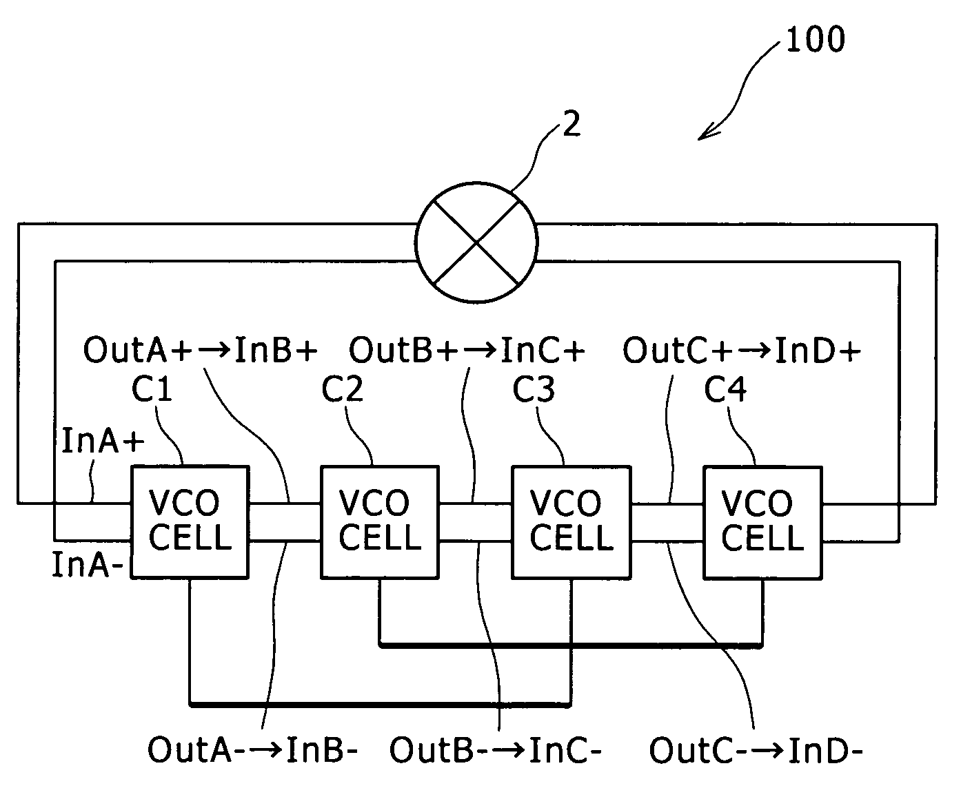 Voltage-controlled oscillator circuit and PLL circuit