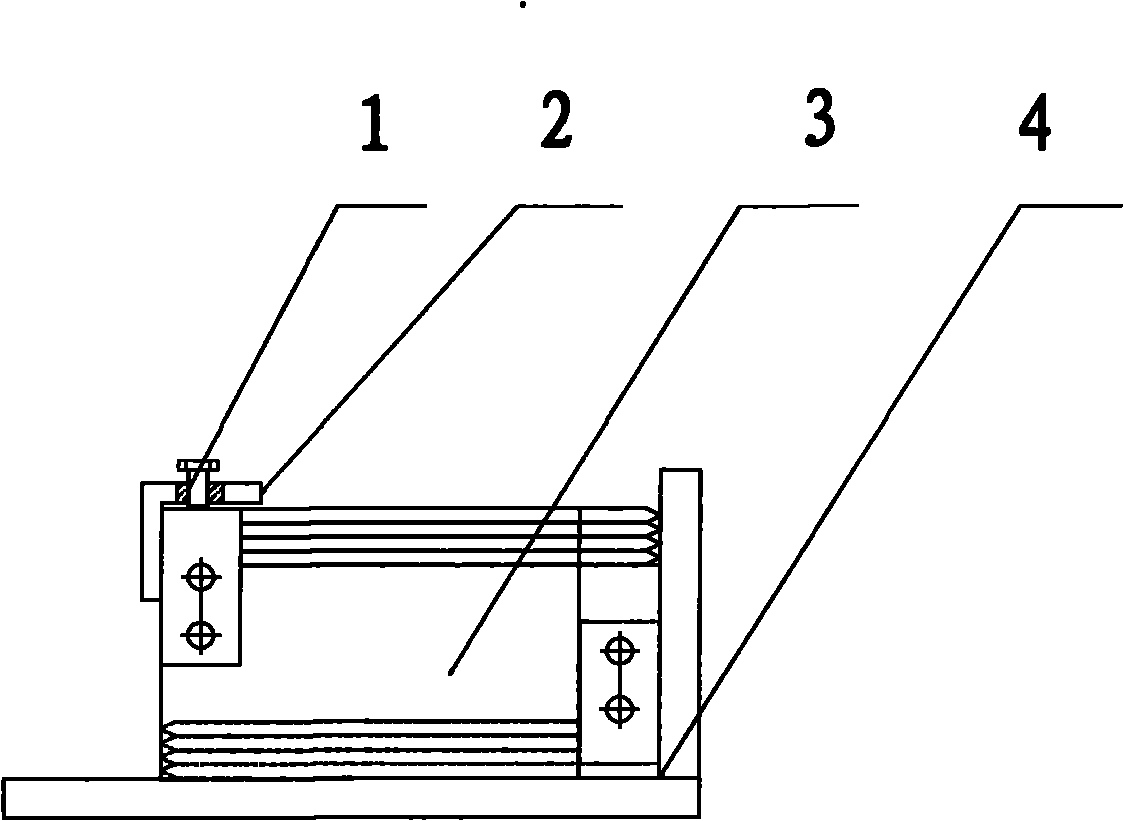 Lead bending die of rotor winding and processing method