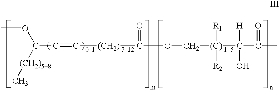 Polyesters based on hydroxy fatty acids and lower hydroxy alkyl acids and uses thereof