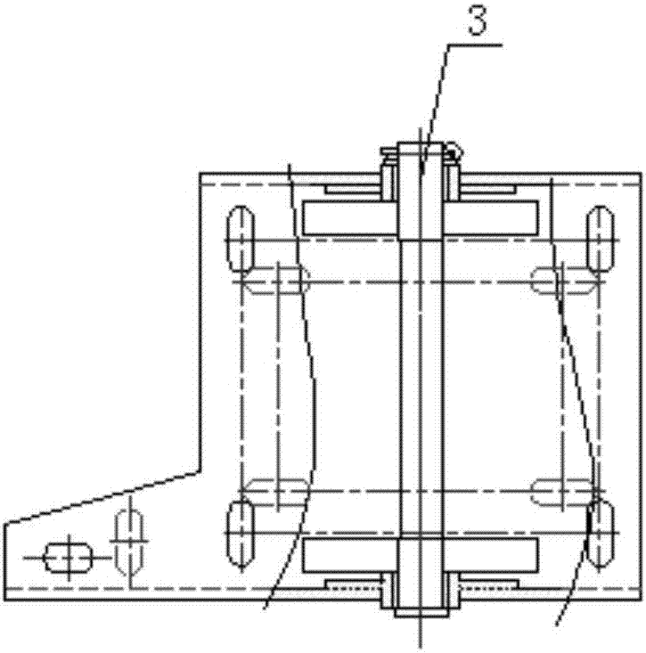 Deflection mechanism of hybrid power bus high-power electric generator