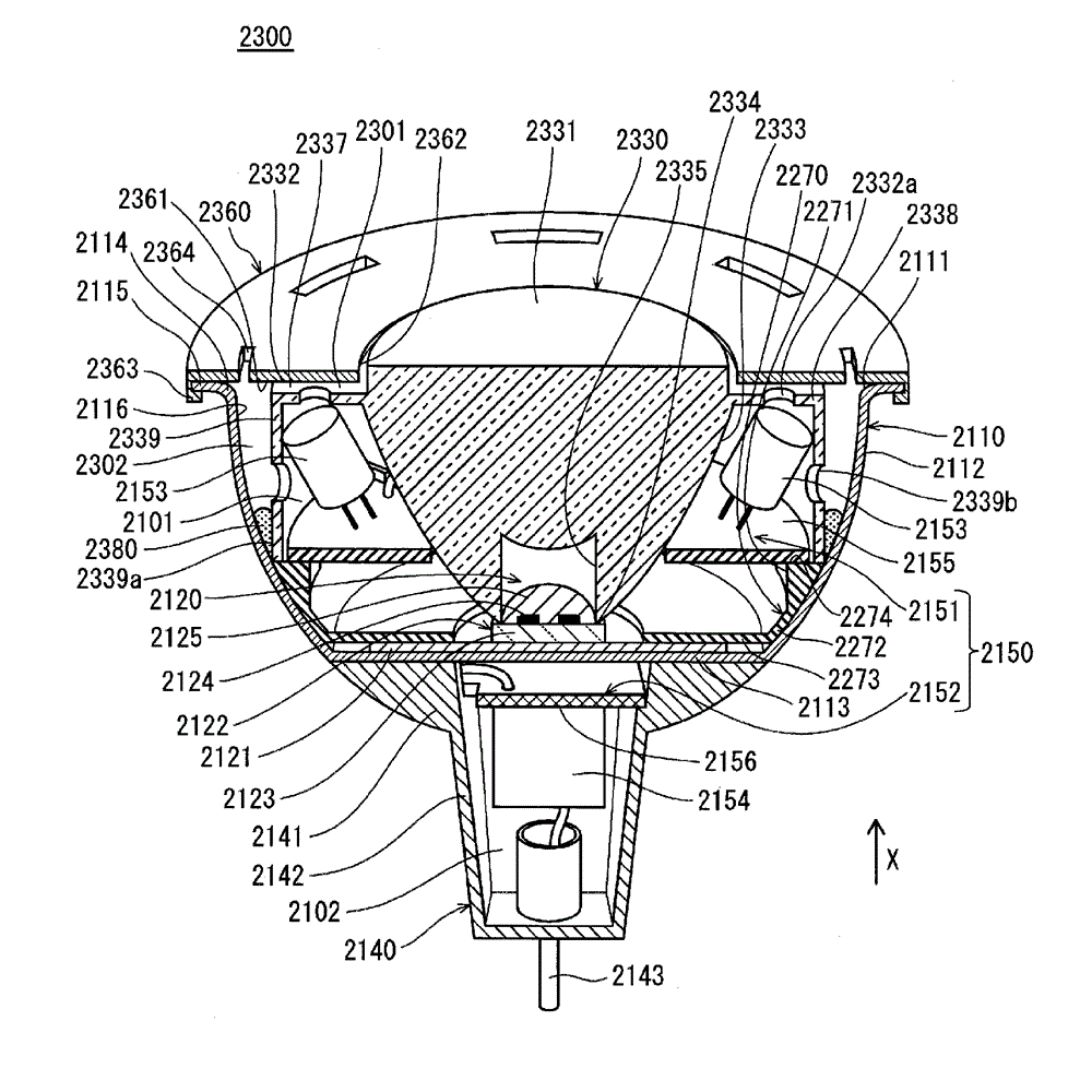 Lamp and lighting device