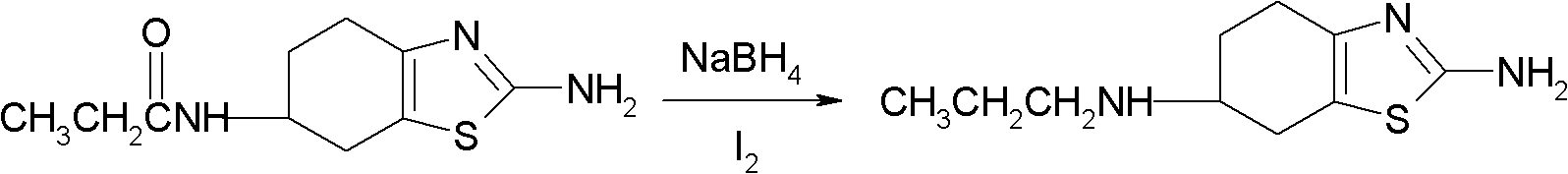 Preparation method of 2-amino-6-propylamino-4,5,6,7-tetrahydrobenzothiazole