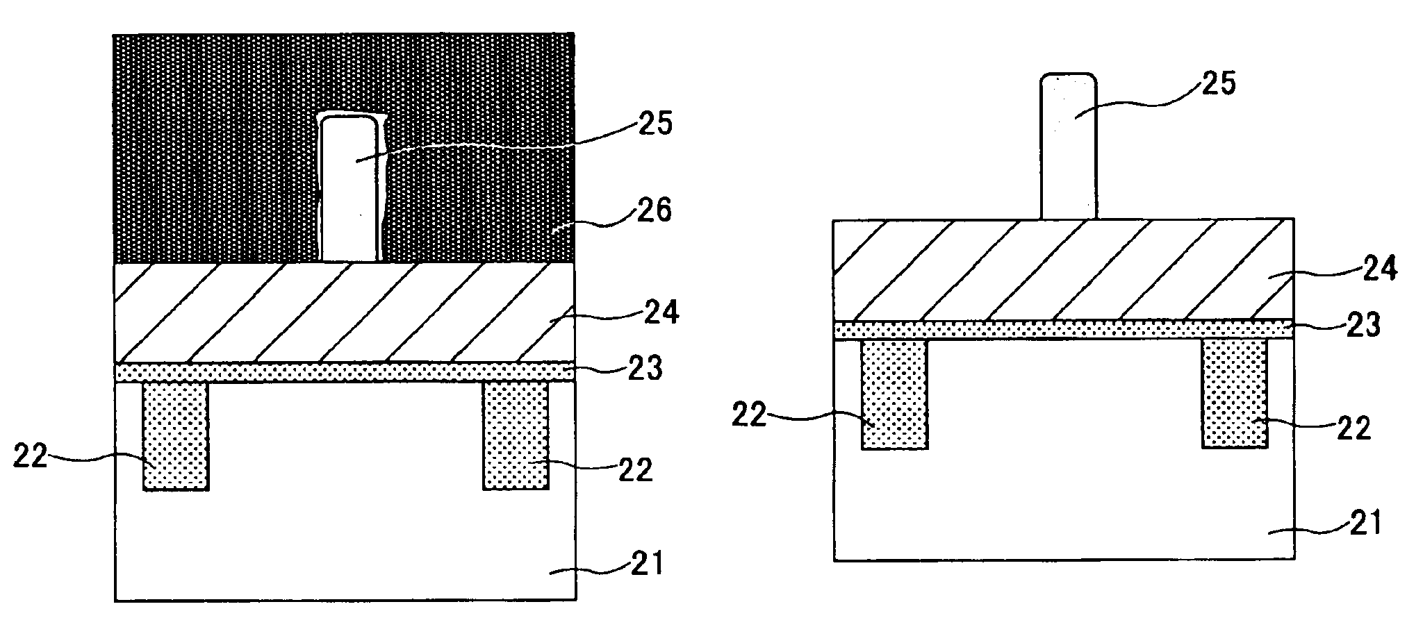 Semiconductor apparatus fabrication method forming a resist pattern, a film over the resist, and reflowing the resist