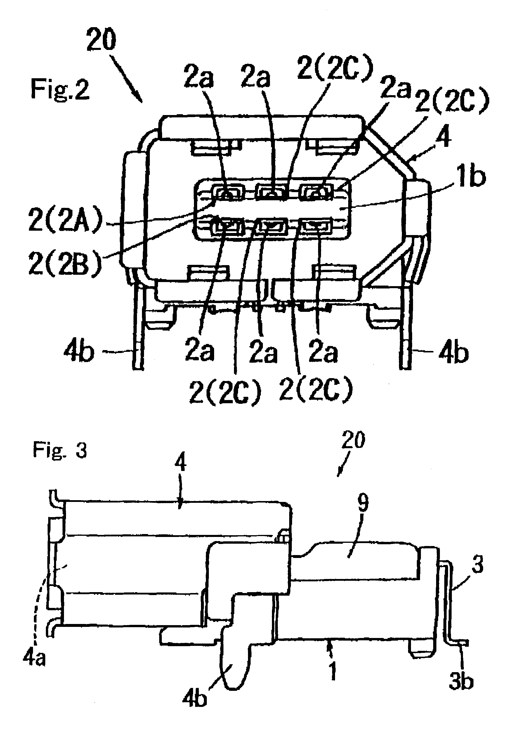 Connector receptacle