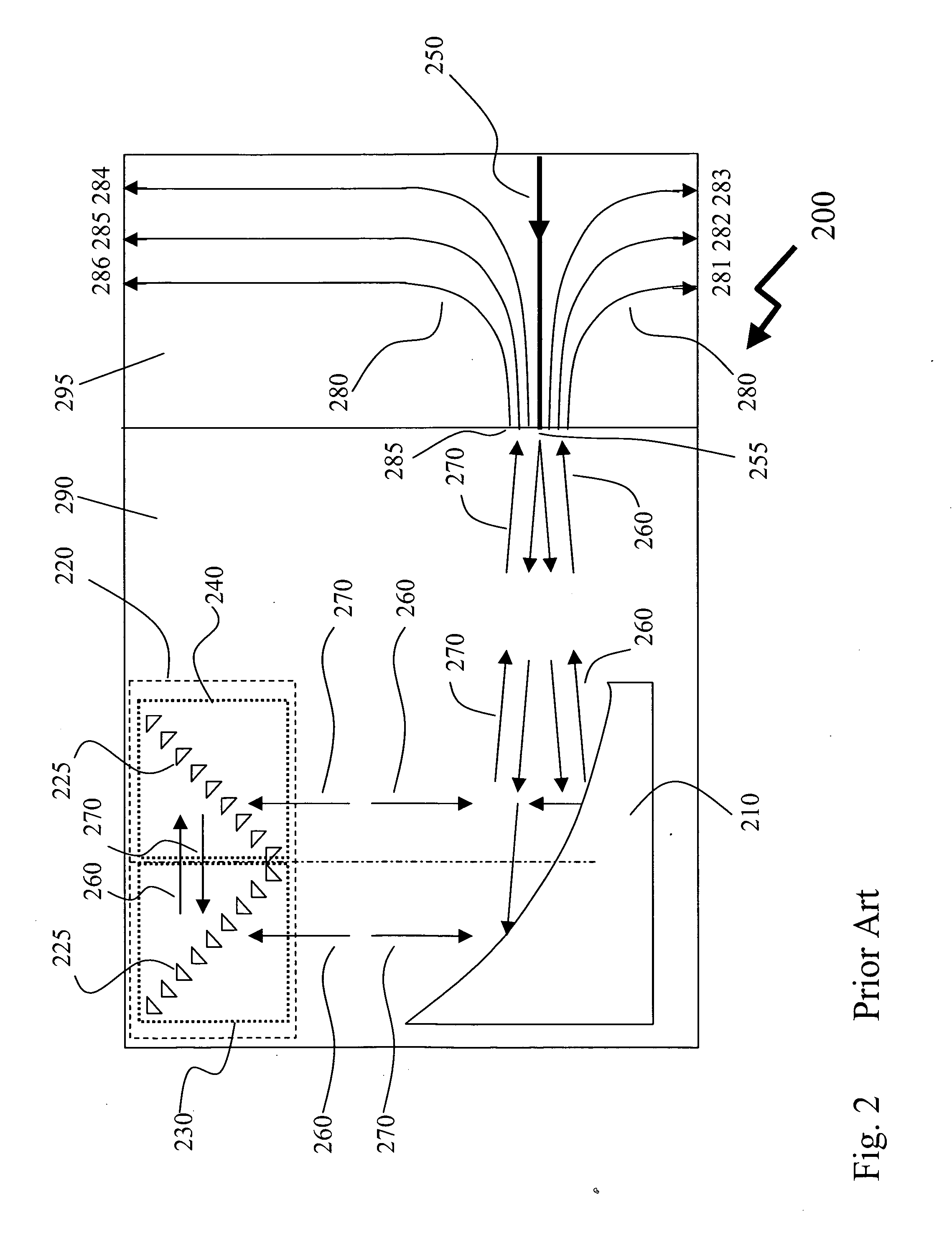 Integrated etched multilayer grating based wavelength demultiplexer
