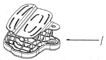 Upper and lower panel embedded type double-folding type dynamic skateboard