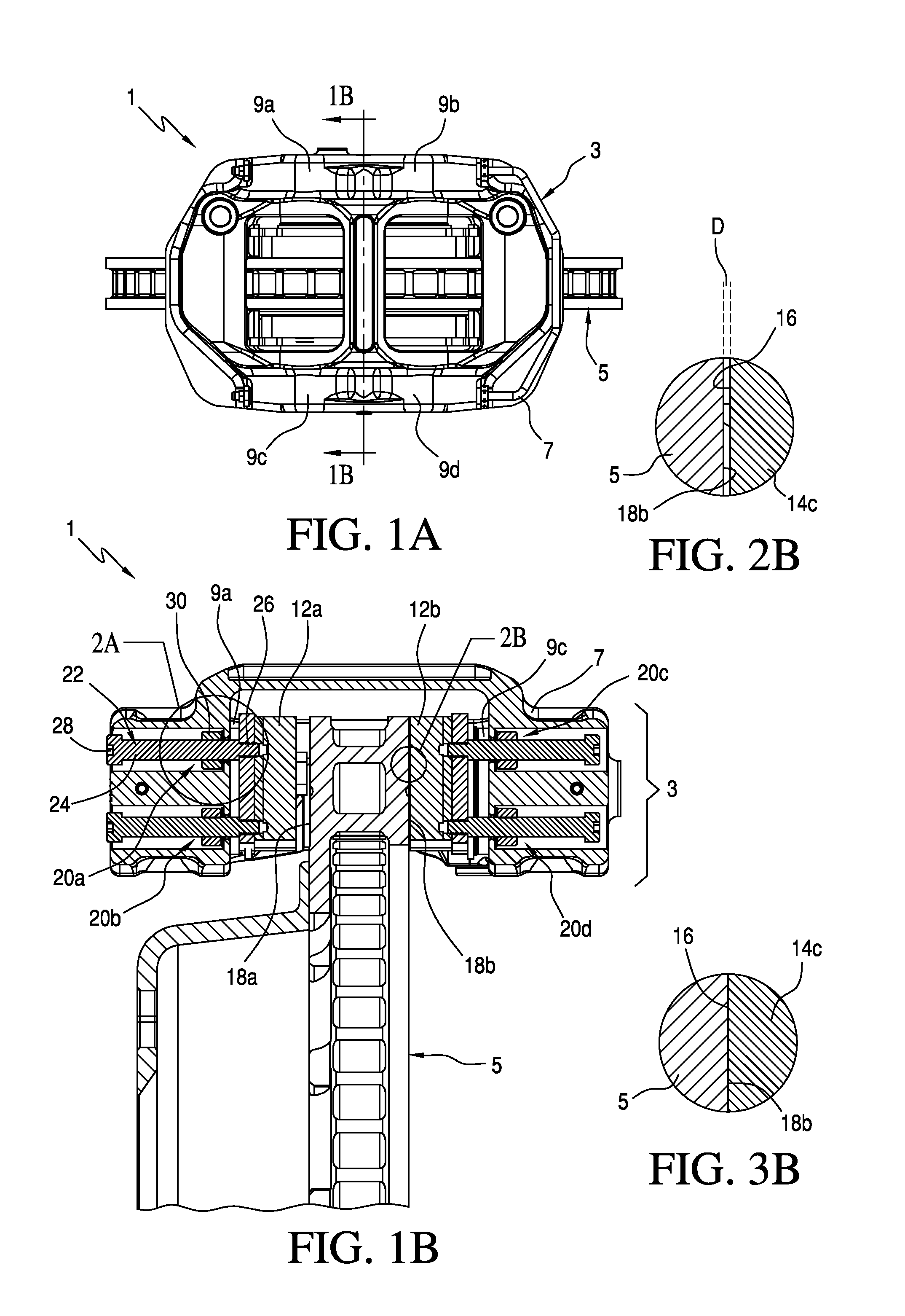 Brake caliper with brake pad timing and retraction controller