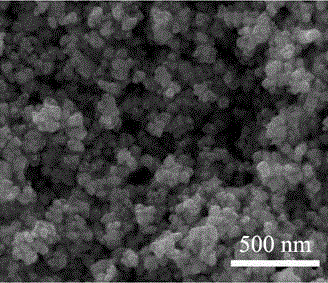 Method for preparing indium oxide nanoparticle of porous structure