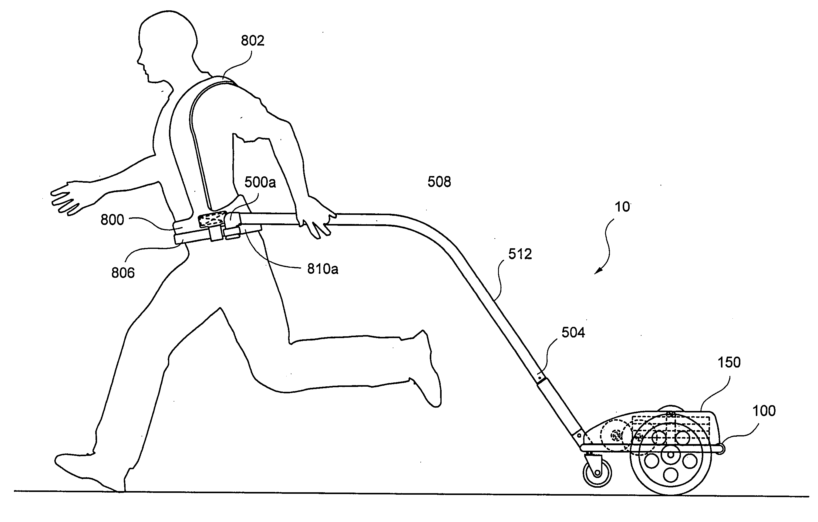 Mobile physical training system and method thereof