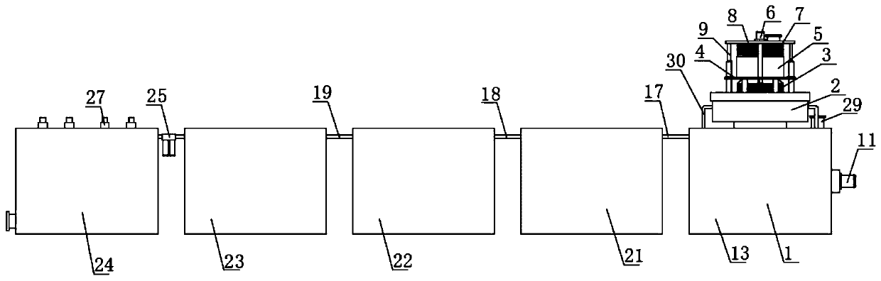 Integrated sewage treatment equipment and use method thereof