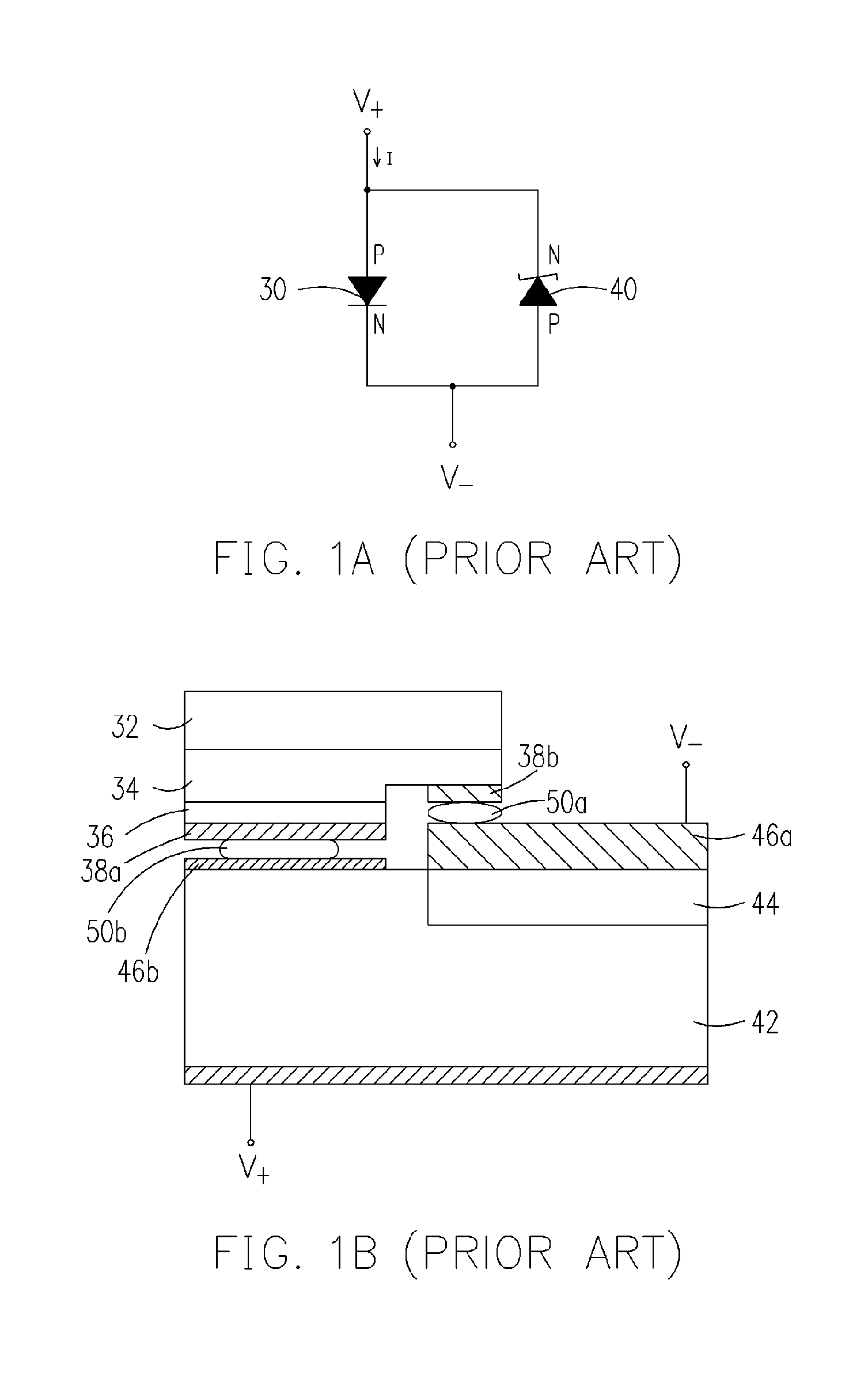 Light-emitting diode structure with electrostatic discharge protection