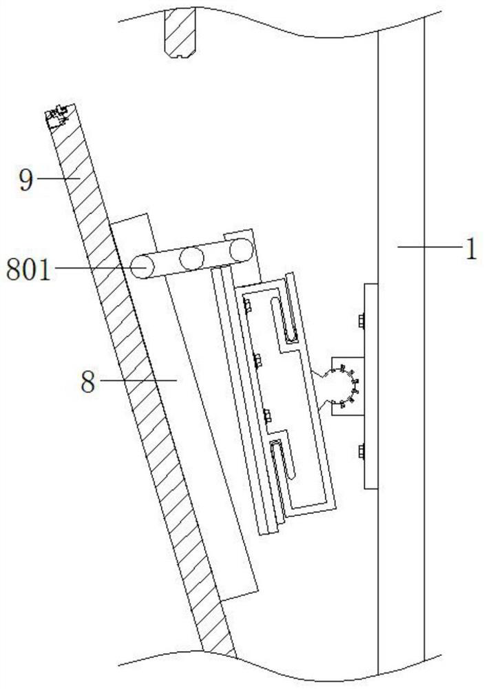 Fabricated building curtain wall connecting structure