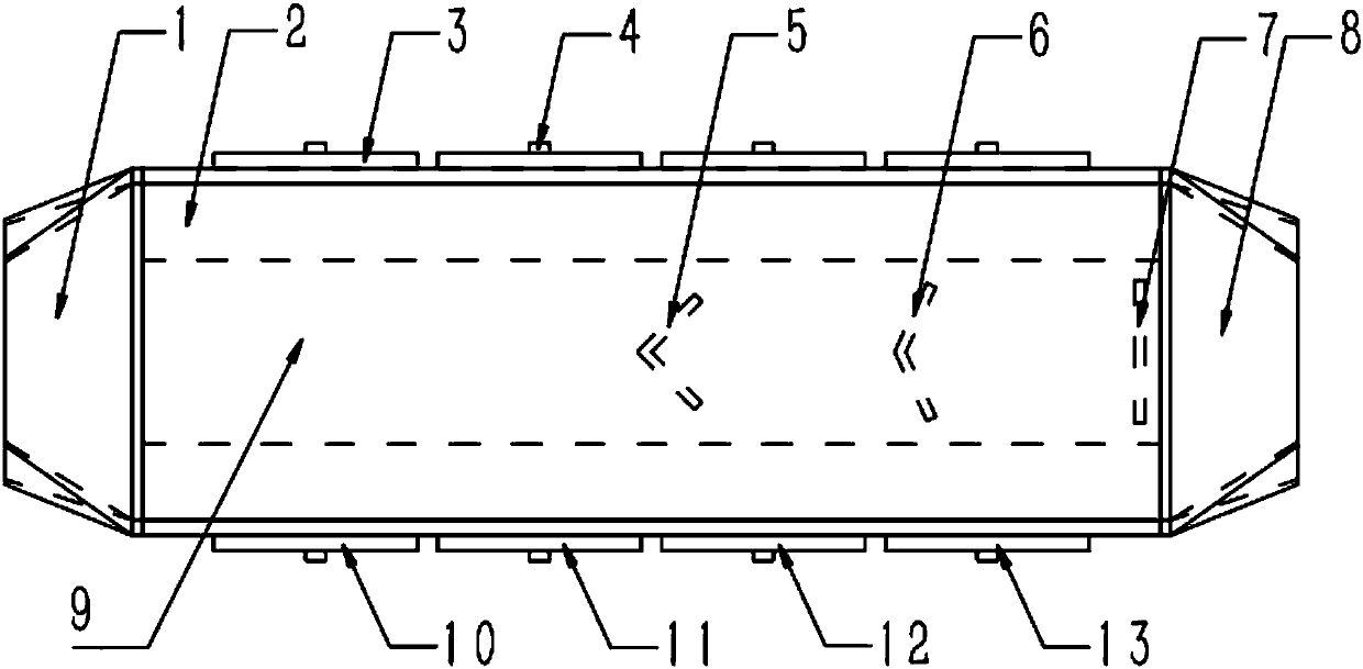 Flat plate type thermoelectric generator with shunting fins, and fin angle determination method thereof