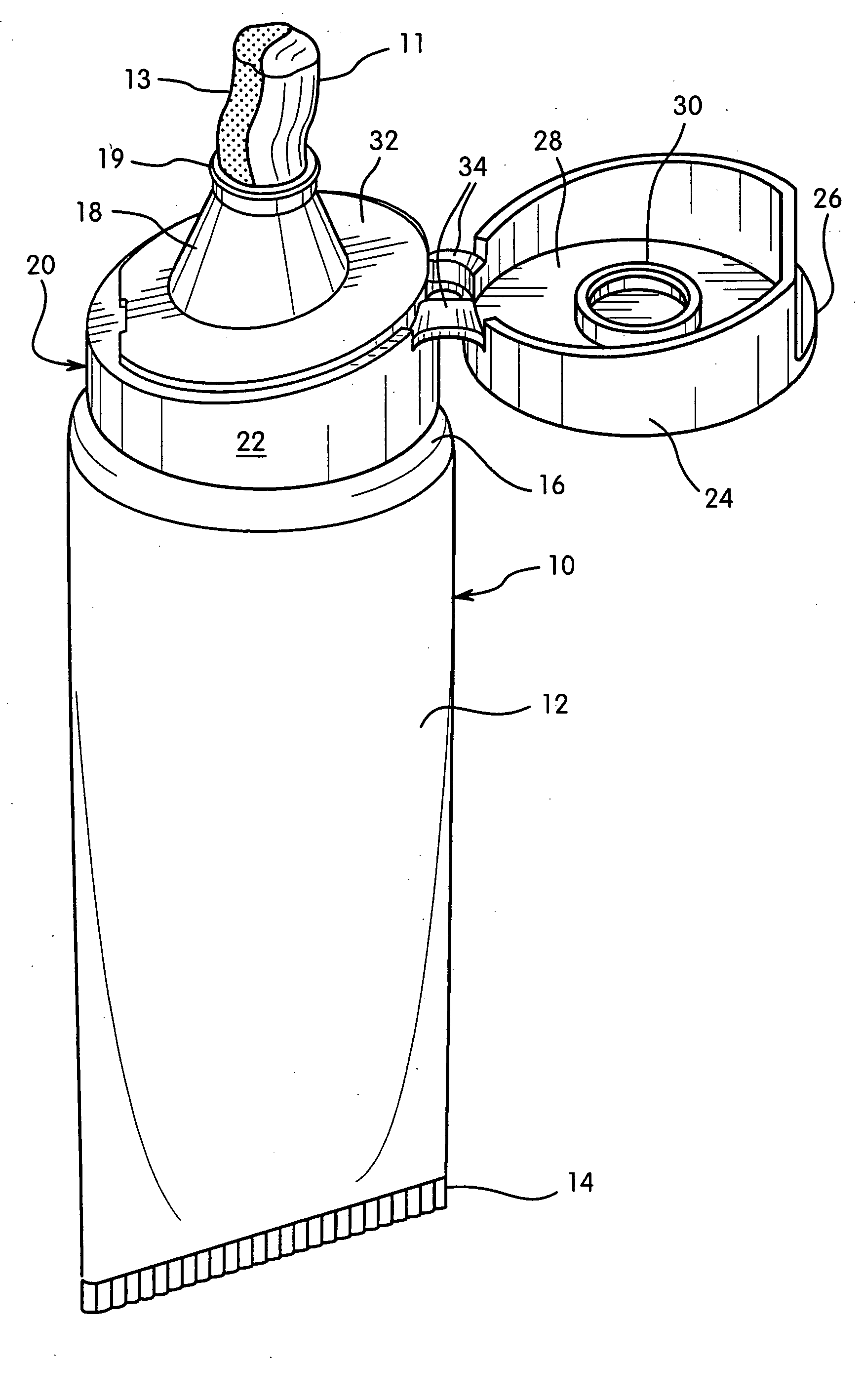 Controlling flow from multi-chamber containers