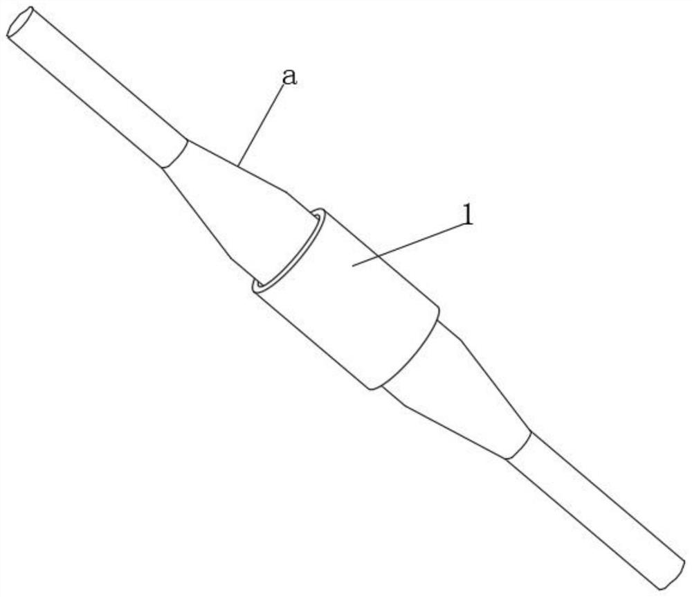 Gas leakage detection ring with self-protruding light change at natural gas pipeline interface