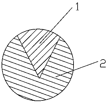 Propagation method of grating plum blossom using trigonal scion