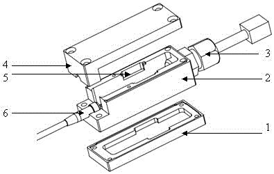 A usb3.0 type optical fiber connector connection assembly