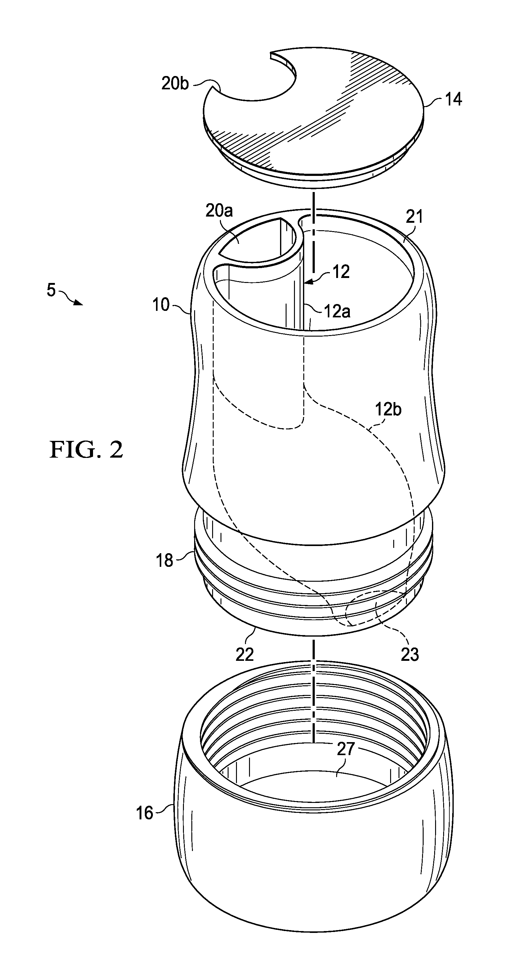 Dry Product Dosage Dispenser and Method for Producing Same