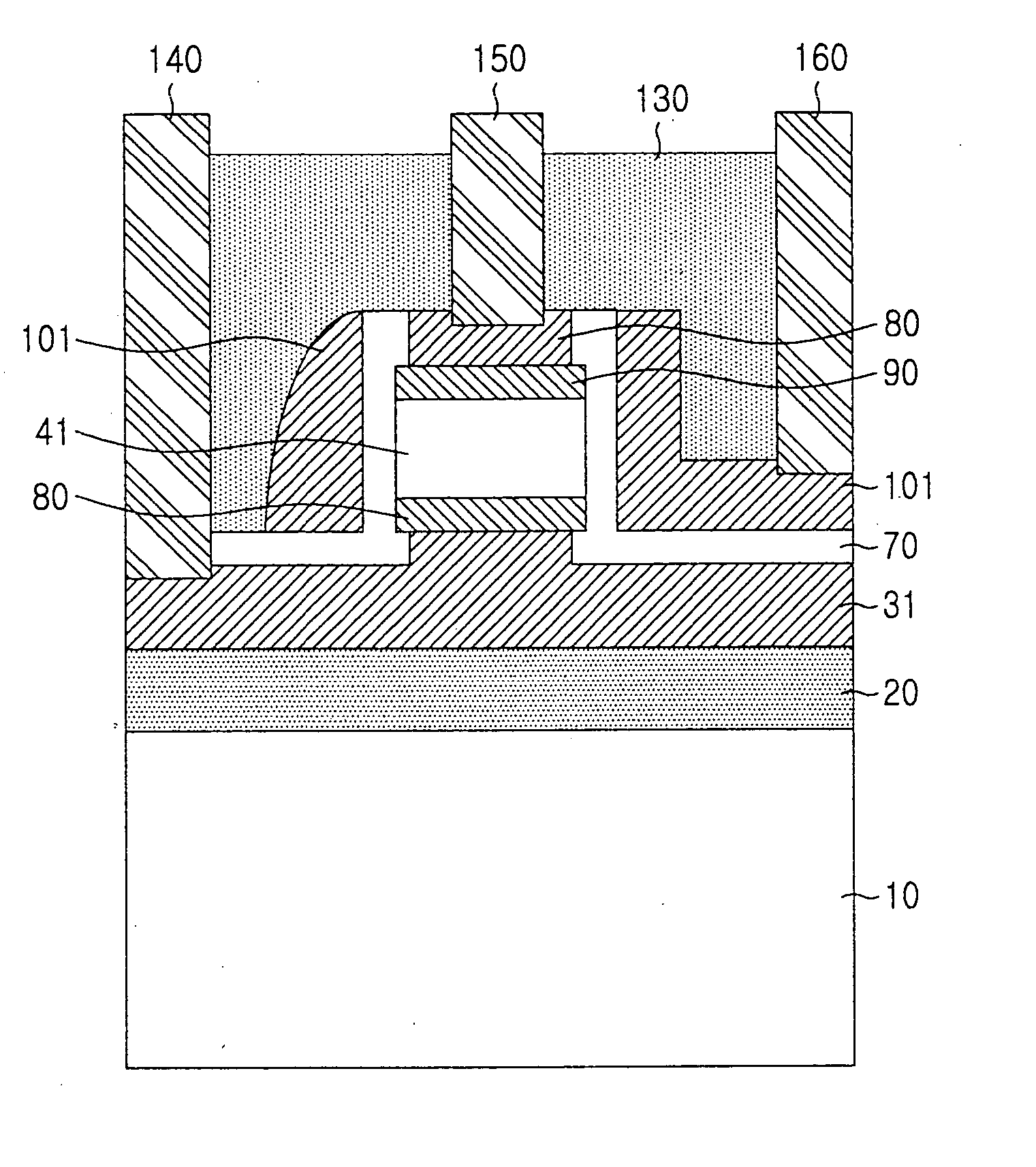 Ultra small size vertical MOSFET device and method for the manufacture thereof