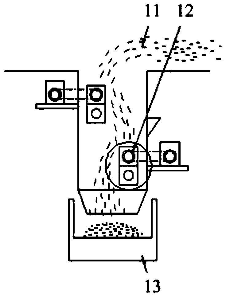 Mechanism for cleaning needle roller of winnowing machine