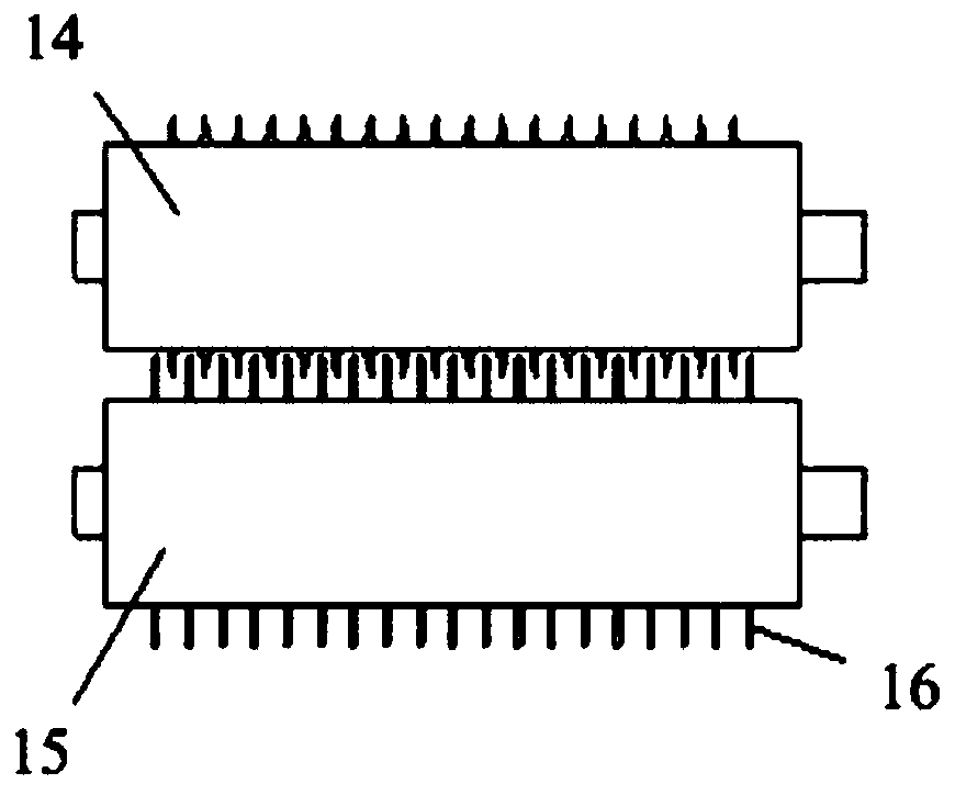 Mechanism for cleaning needle roller of winnowing machine