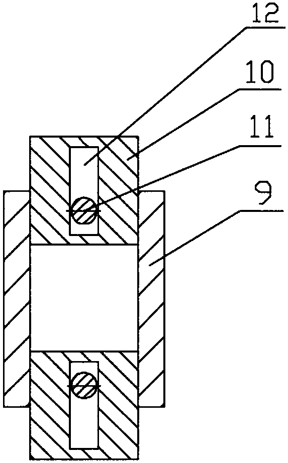 Wheel connecting device